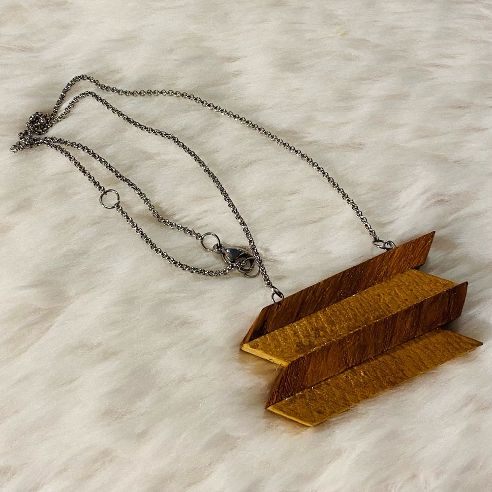 Reclaimed Wood Necklace